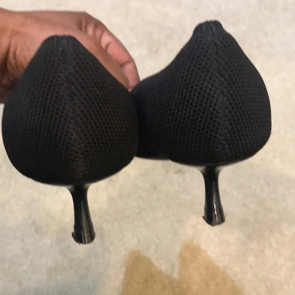 Vivaia Black Pointed Toe Kitten Heel Shoes-EU Size 36/US Size 5.5/6 - Picture 5 of 11